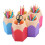 5-Pack Pencil Cup Set with Pencil Tip Design 2