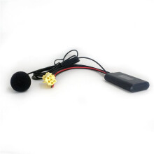 4X Auto 5.0 Cavo Aux Microfono Vivavoce Telefono Cellulare Adattatore Chiamata Gratuita per Punto Alfa 159