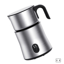 Flexibele melkverwarmer en opschuimer met sterke metalen