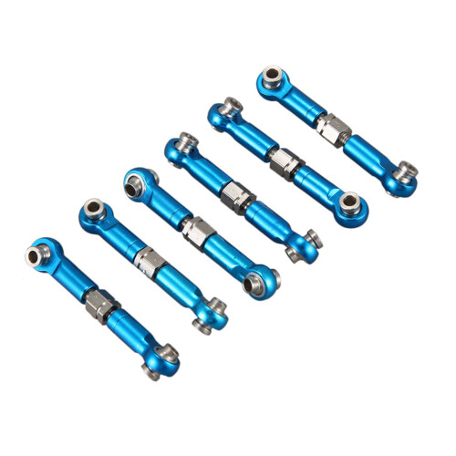 60Pcs Adjustable Metal Linkage Pull Rod Front /Rear Servo Link for  A949 A959 A969 A979 K929, 1