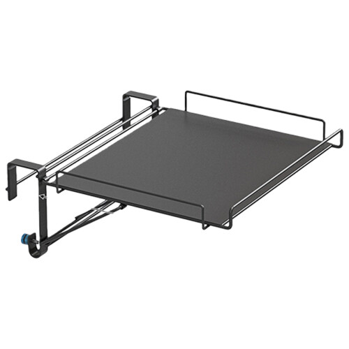 （1 pcs）Foldable Cabinet Door Storage Shelf Expandable-Black