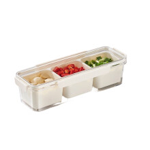 Sturdy Plastic Spice Box With Dividers Ideal For Storing-L