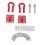 3 Pair Trailer Hook 1: 10 Scale Accessory for RC Crawler SCX-10 Truck 2