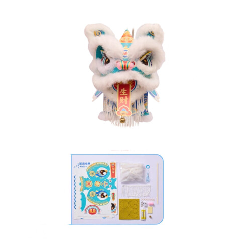 Creative Chinese Lions Lantern Making Kits For Holiday Homes-8
