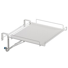 (1 pièces) étagère de rangement de porte d'armoire-Blanc