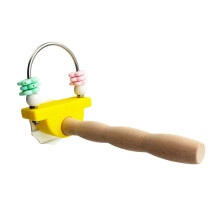 Natural Wooden Parrots Perches And Play Toy-Yellow Gourd stick