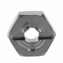 4X Mises à Niveau de L'Adaptateur Hexagonal de Moyeu de Roue de Combinateur en Alliage D'Aluminium 12 mm pour Pièces de Rechange de Voiture