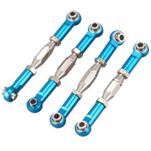 21X for 144001 1/14 RC Car Spare Parts Metal Linkage Servo Pull Rod Steering Tie Rod Set,
