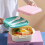 Boîte à lunch Bento pour enfants – Étanche, compatible micro-ondes, 4