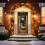 Kerststal deurgordijn 71x35 inch 5