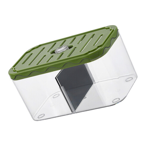 Small Fish Hatching Box Transparency Breeding Tank for-Green