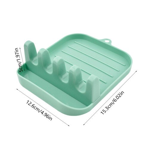 Foldable Pot Lid Holder with Drain Tray 15x12x5cm 2