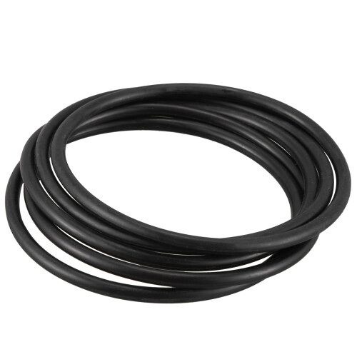 5 PCS 80 mm External Dia 4 mm Thick Filter Rubber O-Ring Seal Black 1