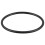 5 PCS 80 mm External Dia 4 mm Thick Filter Rubber O-Ring Seal Black 4