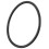 5 PCS 80 mm External Dia 4 mm Thick Filter Rubber O-Ring Seal Black 5