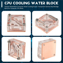 Chipset Waterblock Computer Water Cooling Acrylic Transparent General Northbridge Block for Computer CPU Block