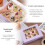 Ανοιχτόχρωμα μωβ κουτιά για cupcakes με διαφανές παράθυρο, ασφαλή για τρόφιμα, 3