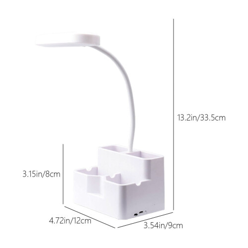 Επιτραπέζιο φωτιστικό LED με θύρα φόρτισης USB, έλεγχος αφής, 3 λειτουργίες χρώματος, 2