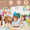 Orange randiga papperssugrör 50-pack 2