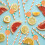 Orange randiga papperssugrör 50-pack 5