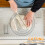 RUseeN 2-Piece Dough Scraper Set – Food-Safe PE Plastic, 3