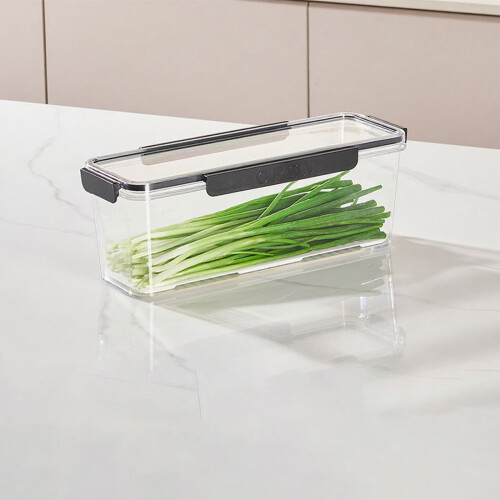 Food Grade Refrigerator Organizer with Drainage Shelf 2