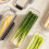 Celery Keeper for Refrigerator, Clear Tray Kitchen Storage Organizer With Lid And Drainer for Kitchen 5