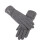Damen-Fleece-Winterhandschuhe mit Touchscreen, Beige, Größe M 3
