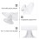 Transparent Acrylic Fruit Platter 30x30x10.5cm 5