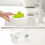Double-Layer Plastic Kitchen Strainer Bowl Set 4