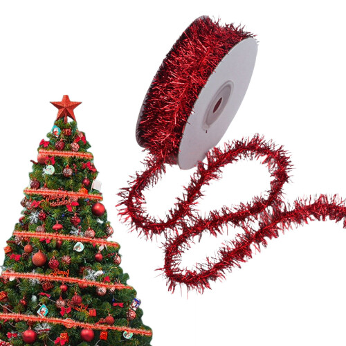 29.5 ft Multicolour Tinsel Garland 1