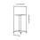 Rotating Floor Standing Clothes Hanger Black 168 cm 3