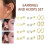 Hypoallergenic Surgical Steel Flat Back Earrings Gold Stud 6