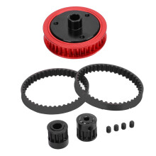 Transmission par courroie en aluminium pour SCX10 1/10 90046 90047 RC