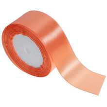 4Rolls Orange Craft Ribbon for Gift Wrapping Polyester Home Decoration