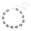 Vintage Taillenkette Damen Mit Kuhmuster, Metall 1