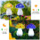 Mushroom Solar Outdoor Lights Handmade Glass2Pack 3