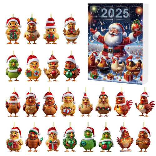 2025 Panda Acryl Adventskalender – 24-daagse aftelling 1