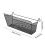 Black Fabric Bed Head Hanging Storage Basket 3