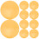 15Pcs Orange Self-Adhesive Pet Diffuser Film for Lighting 1