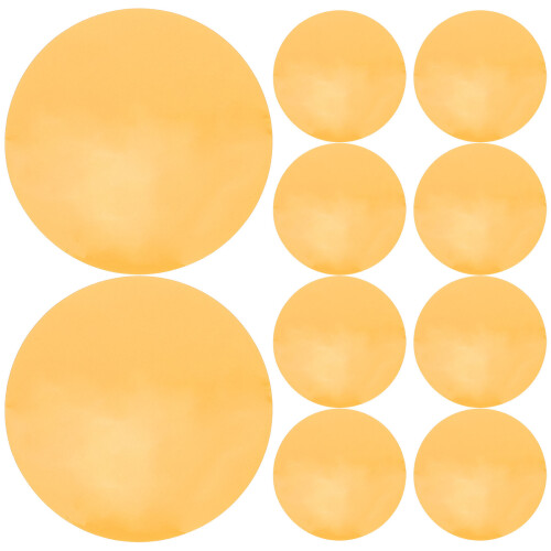 15Pcs Orange Self-Adhesive Pet Diffuser Film for Lighting