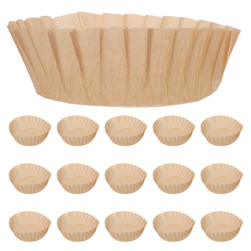 100Pcs Non-Stick Brown Baking Parchment Paper Liners for Home Baking