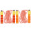 6Pcs Electronic Counting Jump Rope for Workout Adjustable Red Yellow 1