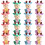 72Pcs Small Cartoon Erasers for Students Bulk Assorted Color Rubber 1