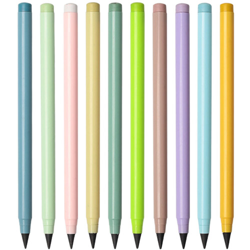 50Pcs Erasable Everlasting Pencils Assorted Colors for Drawing Writing