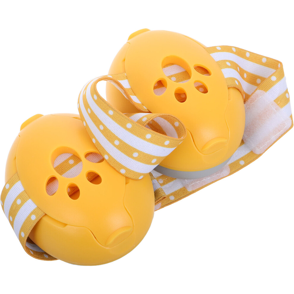 4Pcs Kids Noise Cancelling Ear Muffs Comfortable Ear Protection Unisex Kids Yellow Totority