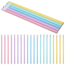 150Pcs Sturdy School Wood Pencils with Eraser Toppers Assorted Colors