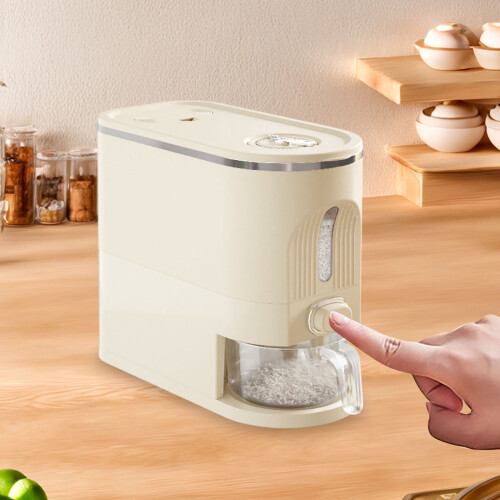 Rice Dispenser with Measuring Cup and Date Dial, 22lb 2