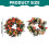 Artificial Fall Wreath with Pumpkins Peonies Eucalyptus 40cm 4