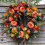 Artificial Fall Wreath with Pumpkins Peonies Eucalyptus 40cm 5